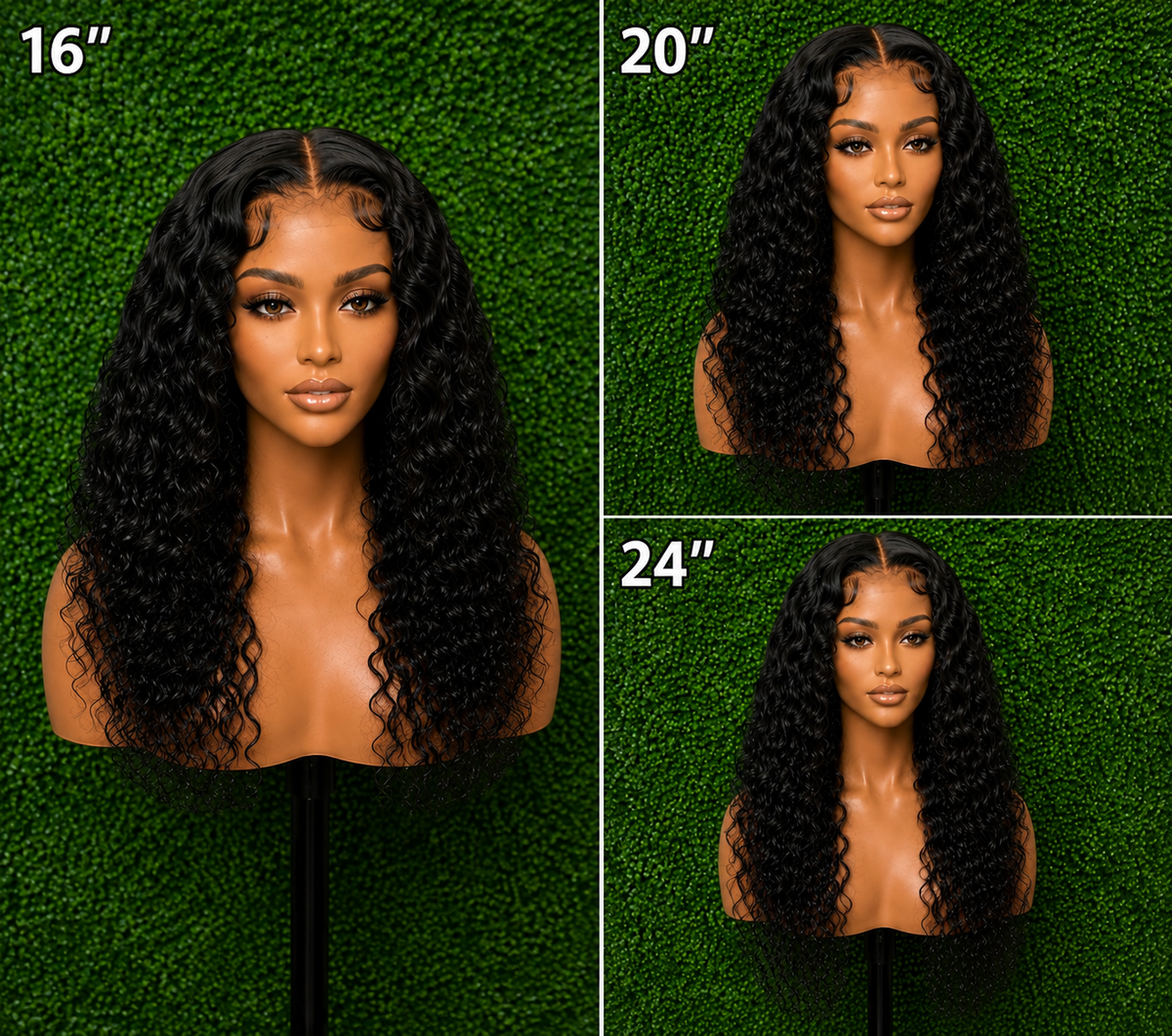 Luxury Put On & Go Water Wave Glueless Wig – Human Hair