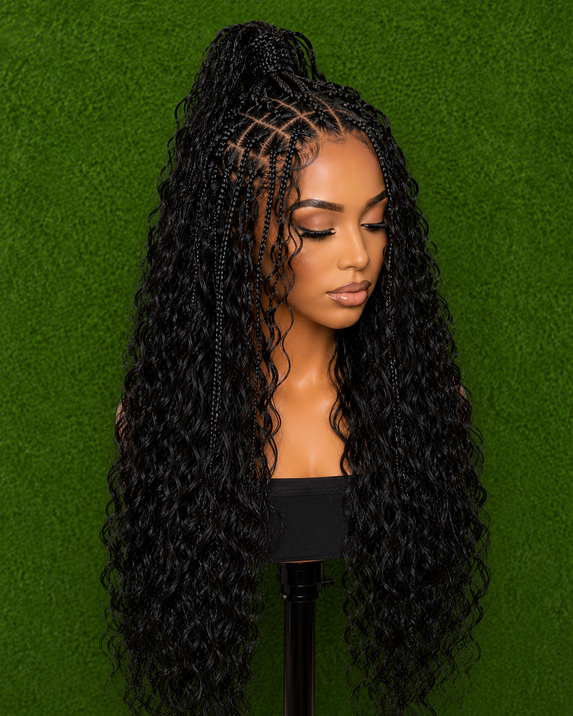 FEATHER Crochet Human Hair