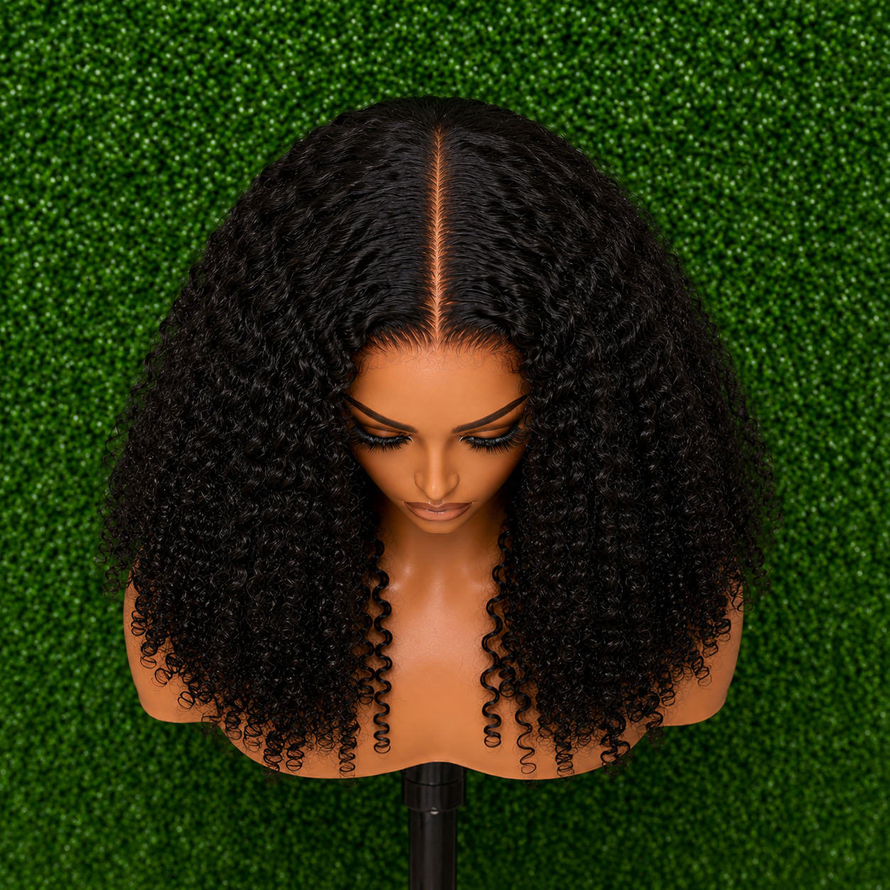 Deep Curl Lace Front Wig – Synthetic