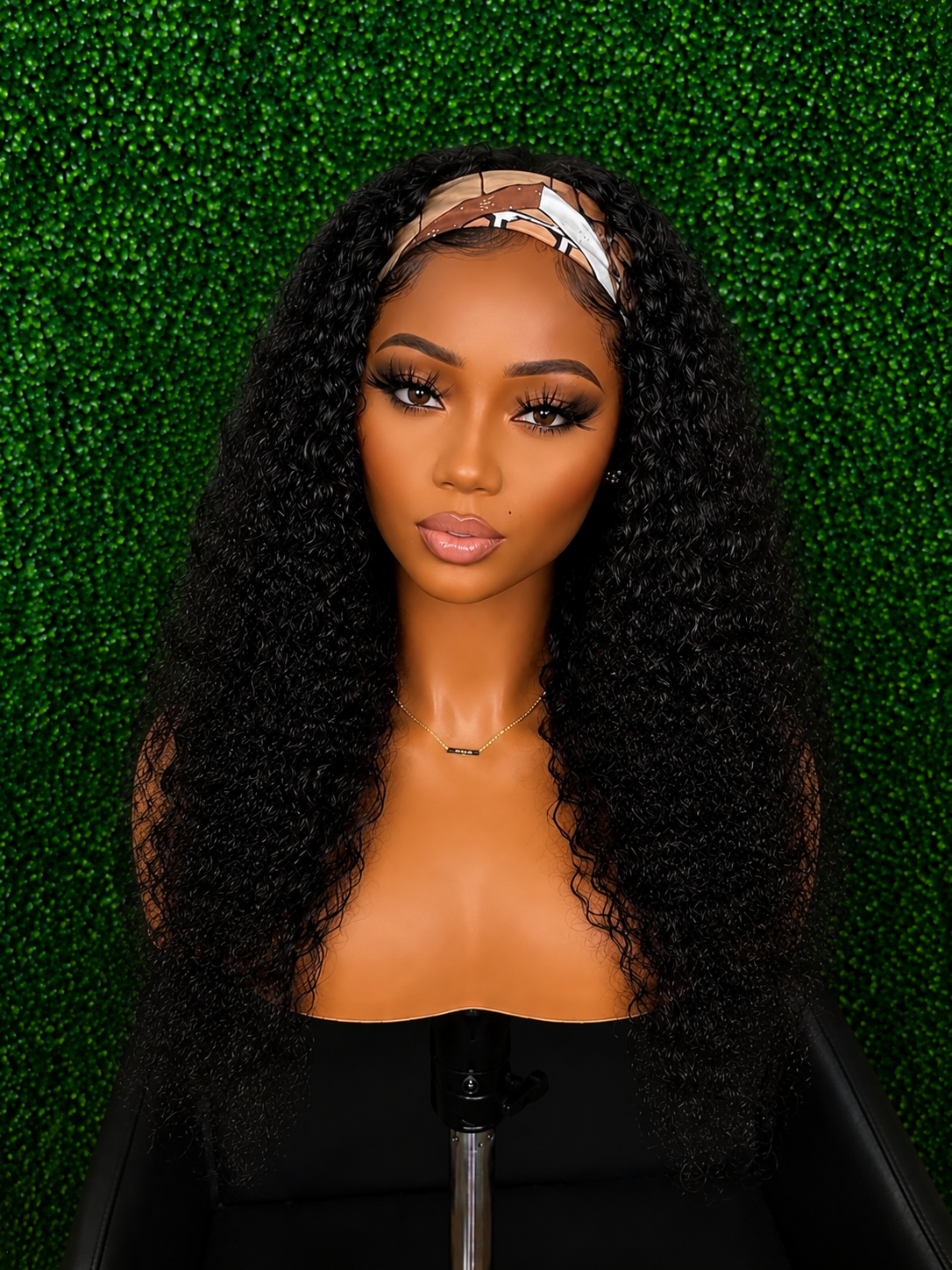 Deep Wave Head Band Wig