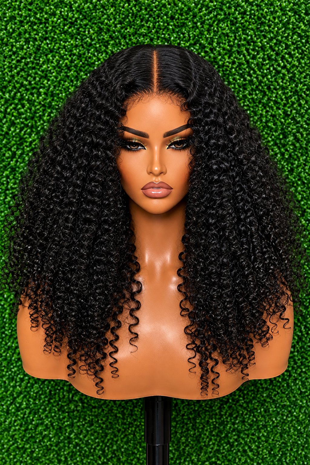 Deep Curl Lace Front Wig – Synthetic