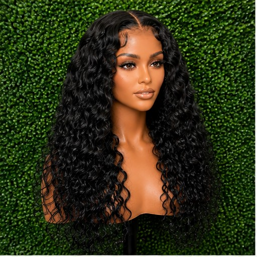 Luxury Put On & Go Water Wave Glueless Wig – Human Hair